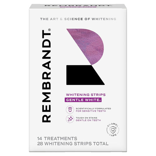 Teeth Whitening Strips, Gentle White, Sensitive Teeth Whitening, Gently Remove Tough Stains, Enamel-Safe, 28 Whitening Strips (14 Treatments)